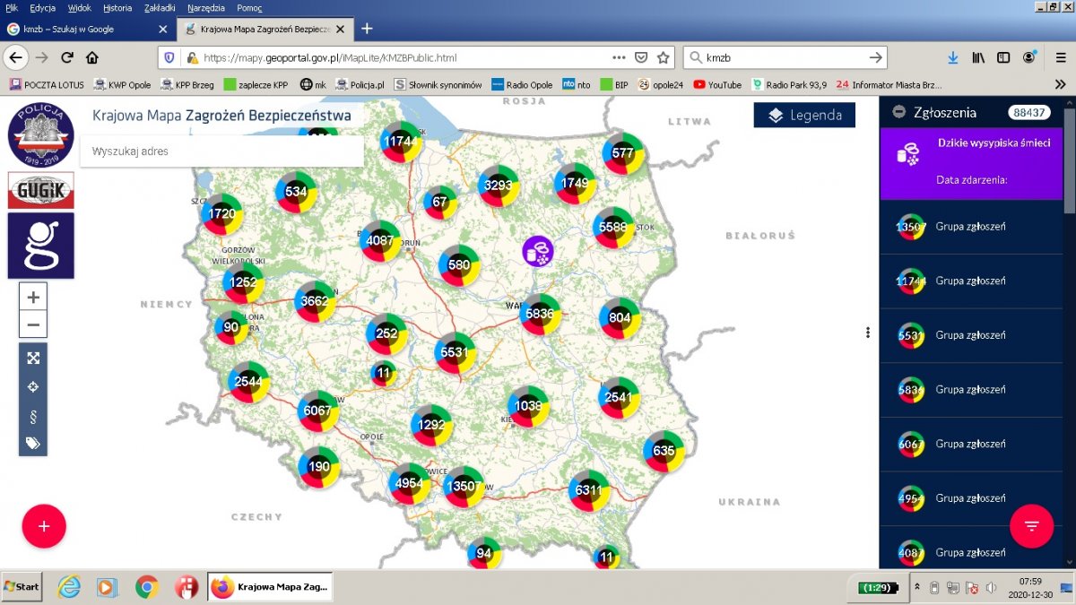 Krajowa Mapa Zagro E Bezpiecze Stwa W Naszym Regionie Aktualno Ci