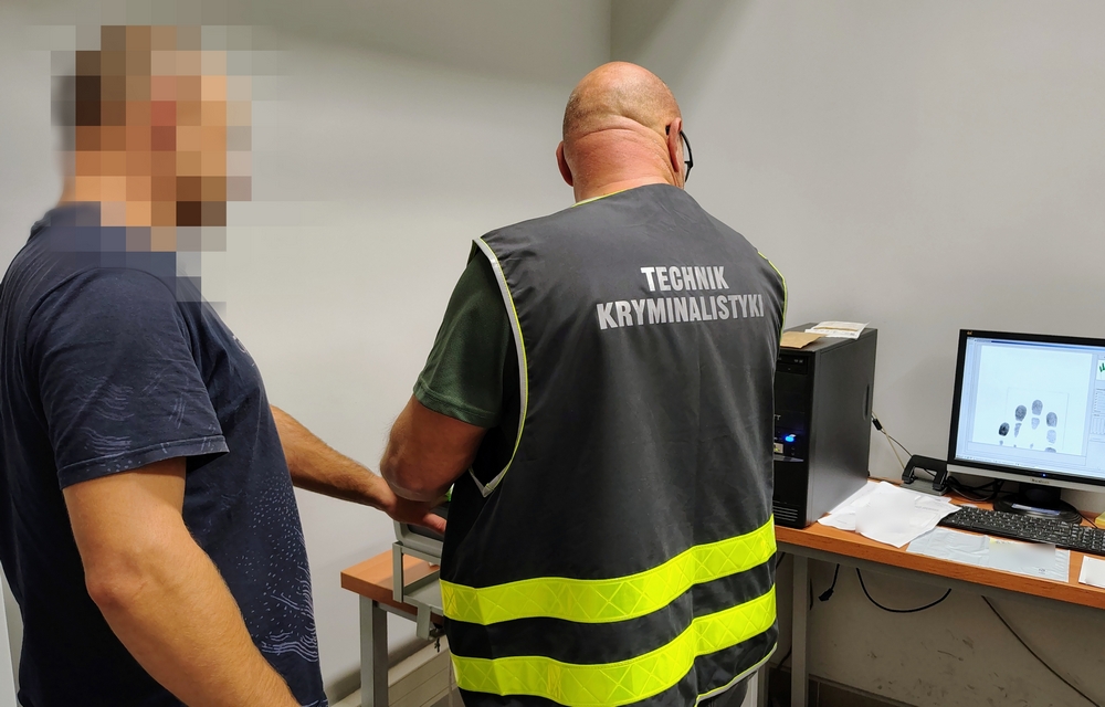 zdjęcie: zatrzymany męzczyzna