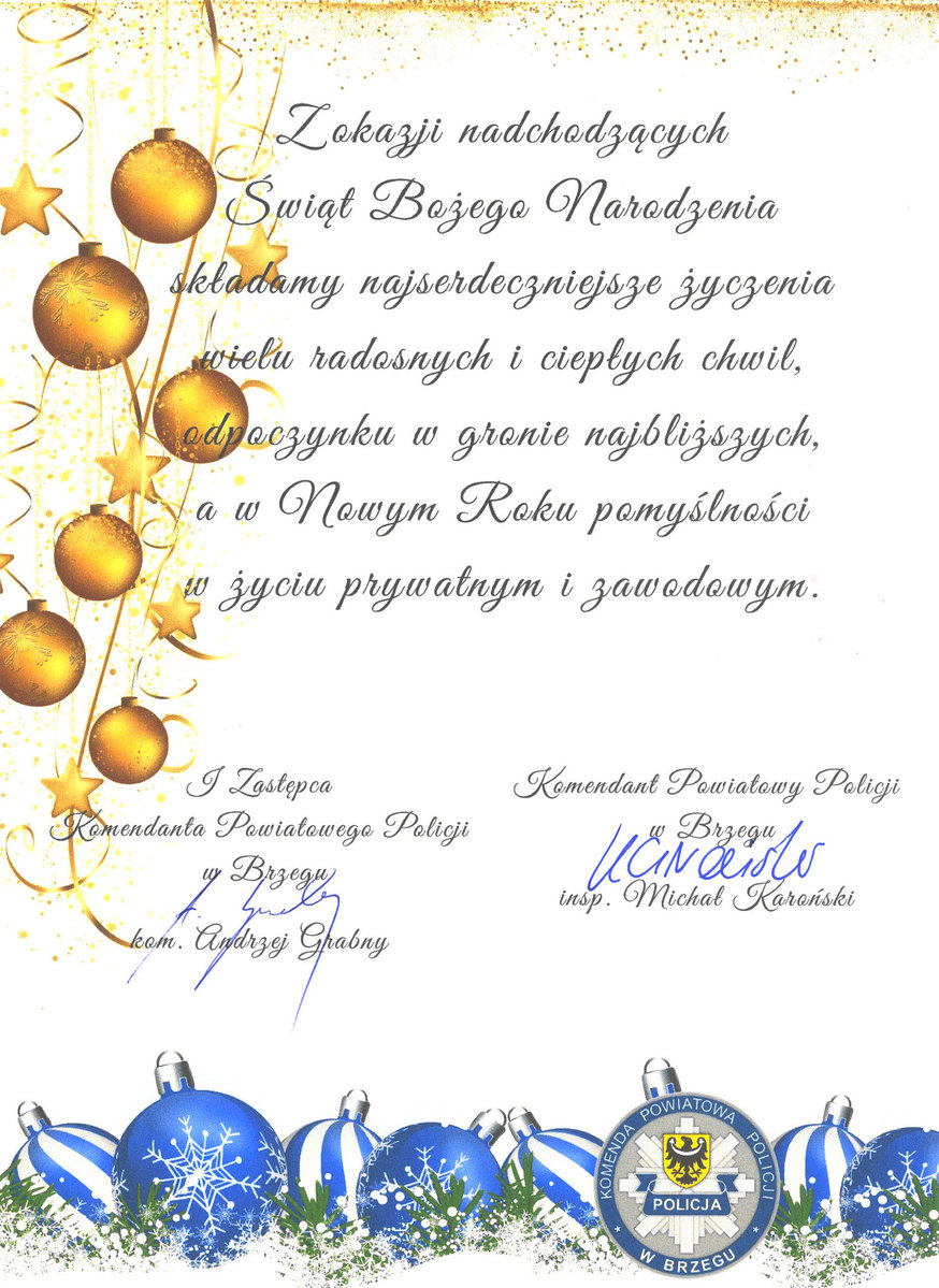 życzenia świąteczne