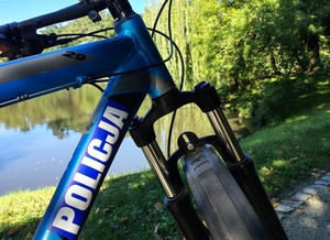 rama roweru z nadrukiem Policja