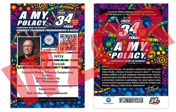 wielka orkiestra świątecznej pomocy - plakat