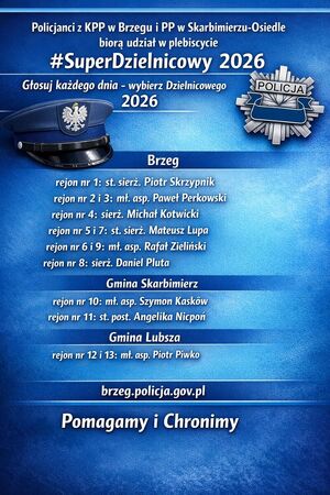 niebieskie plakaty z danymi dzielnocowych