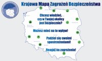 Plakat Krajowej Mapy Zagrożeń Bezpieczeństwa