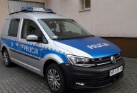 radiowóz oznakowany volkswagen caddy